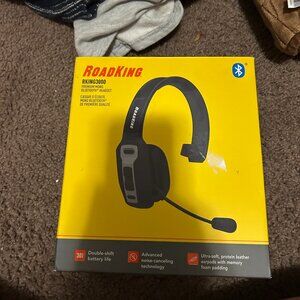 RoadKing Truck Driver Headset RKING3000 Noise Cancelling Bluetooth Headset NIB